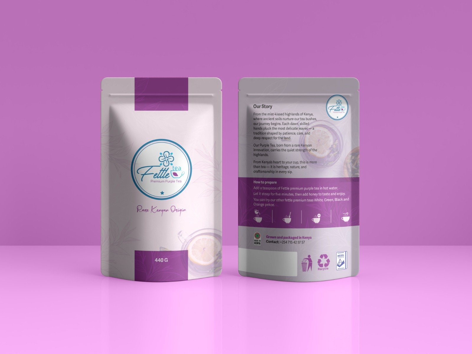 Fettle Purple Tea Crowns