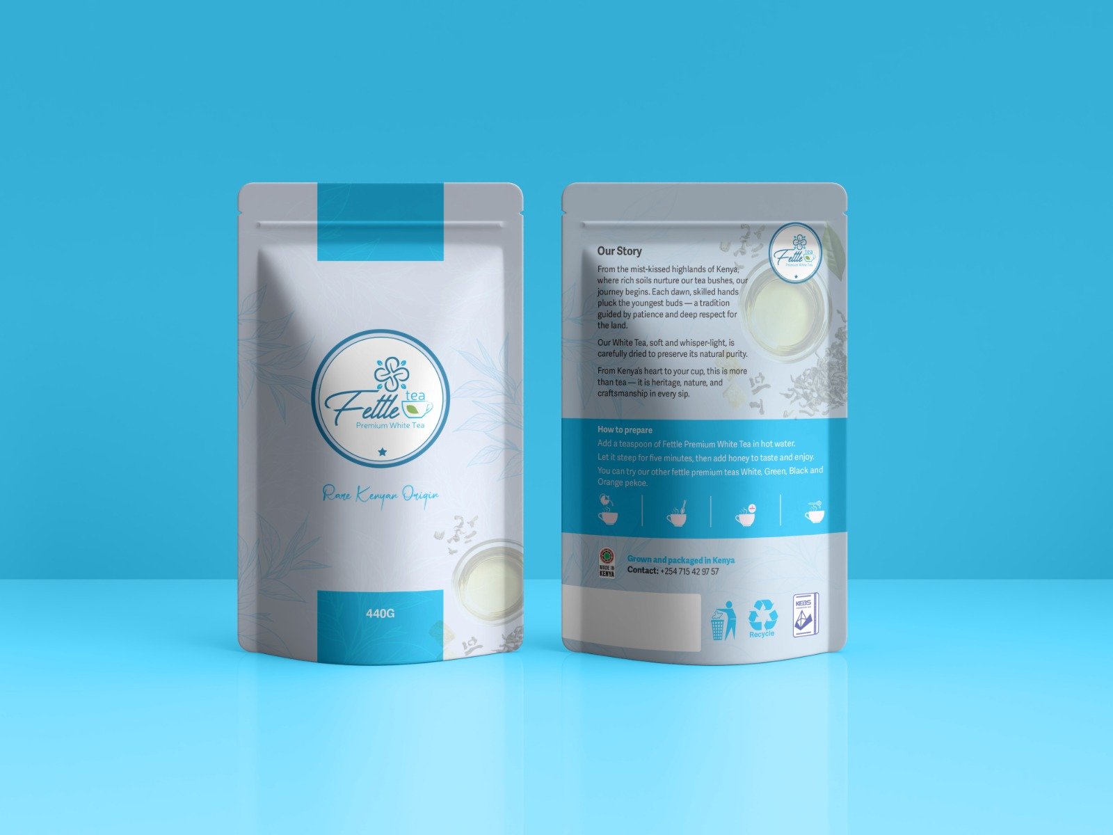 Fettle White Silver Tips